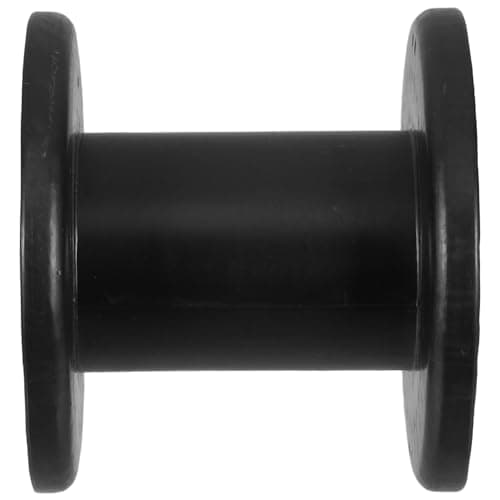 Image of SHINEOFI Plastic Cable Cord Reel Wheel 100mm Diameter for Wire and Cable Storage with High Stability and Anti-Slip Feature Suitable for Electronics and Extension Cord Management