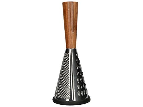 Image of MasterClass Gourmet Cheese Small Vintage-Style Conical Cheese Grater with Wooden Handle, 11 x 11 x 28 cm (4.5'' x 4.5'' x 11'')