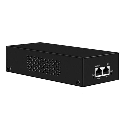 Image of Ztyuav 2.5G PoE++ Injector 90W Adapter with 2 RJ-45 Ports - 100/1000/2500 Mbps, IEEE 802.3af/at/bt Compliant, Plug & Play, Distance up to 100 Meters, Black