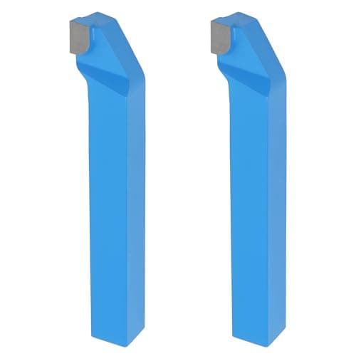Image of eMagTech 2 Pcs Right Hand 12 mm Turning Tool Carbide Tipped for Small Lathe
