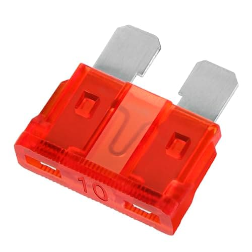Image of Heschen Standard Blade Fuse ATC-10 Auto Assorted Car Truck 10A Red Pack of 50