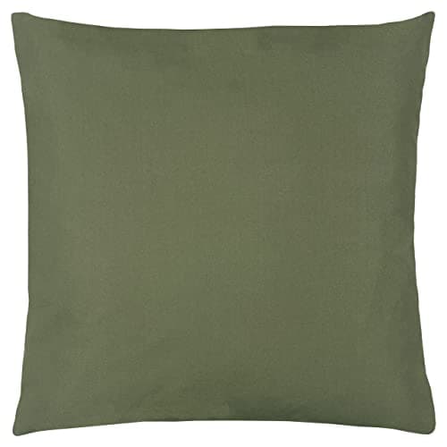Image of furn. Wrap Plain Garden Outdoor Cushion – UV Resistant Water Resistant Polyester Filled (Olive – 43x43cm)