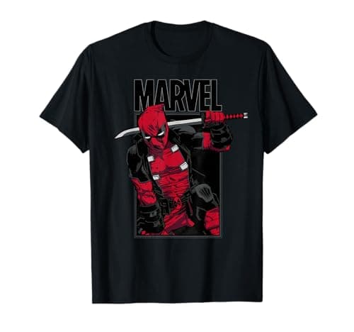 Image of Marvel Deadpool Sword T-Shirt
