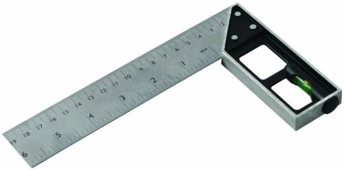 Image of Silverline Tri & Mitre Square with Spirit Level 150mm (282651)