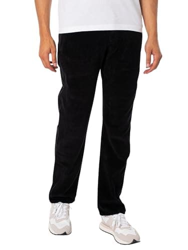 Image of Lois Jeans Men's New Dallas Jumbo Cord Jeans, Black, 30W x 30L