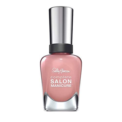 Image of Sally Hansen Complete Salon Manicure Nail Polish, Pink and Red Shades, Mauvin' on Up