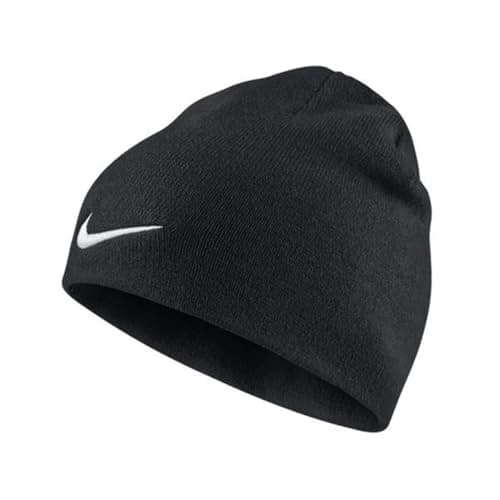 Image of Nike Team Performance Beanie Hat Black Schwarz (Black/Football White) Size:One Size