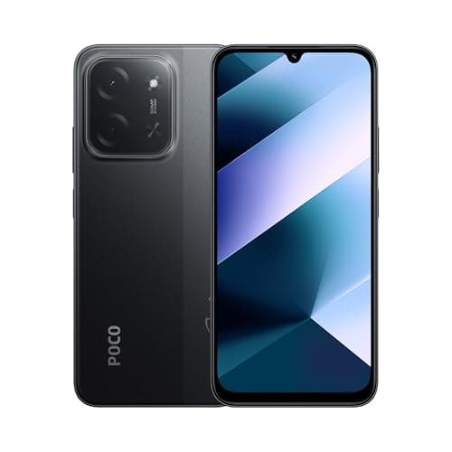 Image of XIAOMI POCO C85 4G Smartphone 6GB+128GB, Massive 6000mAH Battery, 120Hz 6.9" Display, Stylish Design, 50MP AI Dual Camera, 33W Fast Charging Black (2 Years Warranty+No In-box Charger)