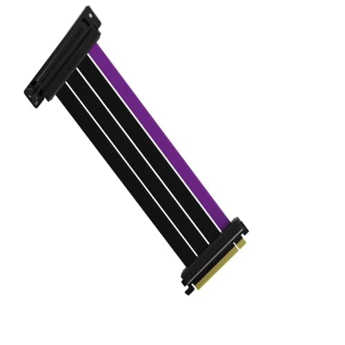 Image of Cooler Master MASTERACCESSORY Riser Cable PCIe 4.0 x16-200mm, PCIe 4.0 Compatible, EMI Shielded 30 AWG, Protective ABS Casing for Graphics Card