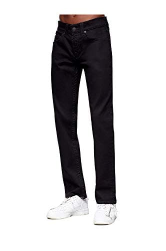 Image of True Religion Men's Geno Slim Fit Straight Leg Jean, 2sb Body Rinse Black, 32