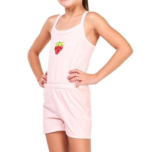 Image of Nike Romper Old Pink Girl Romper, Pink, 06/07A