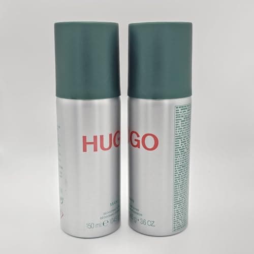 Image of HUGO Man Deodorant Spray for Men, 150ml, Pack of 2