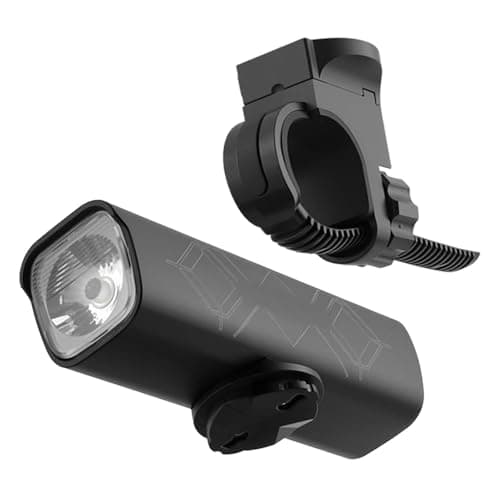 Image of Bike Lights, Waterproof Bicycle Front Light, 1000 Lumen Digital Rechargeable Ip64 High Brightness Safety Lamp, Lightweight Bicycle Light for Mountain Scooter Night Riding Outdoor, 4.17x1.18 Inches