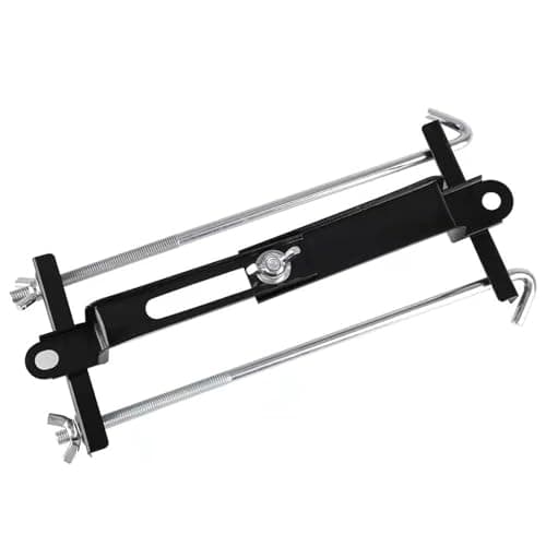 Image of Whoasyst Battery Hold Down, for Most Model CarCrossbar with StainlessSteel J Bolt Set (7.5/9 / 10.6inch Bolts) Adjustable Battery Hold Down Bracket