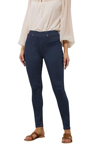 Image of Long Tall Sally - LTS Tall Indigo Stretch Jenny Jeggings - Women's