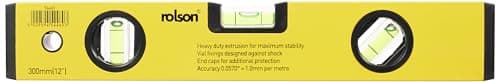 Image of Rolson 54460 Best Price Square Spirit Level, Alloy, 300MM BPSCA