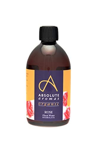 Image of Absolute Aromas Certified Organic Bulgarian Rose Water - 100% Pure, Natural, Nourishing and Hydrating Facial Toner - A Sweet and Versatile Floral Water Suitable for All Skin Types (500ml)