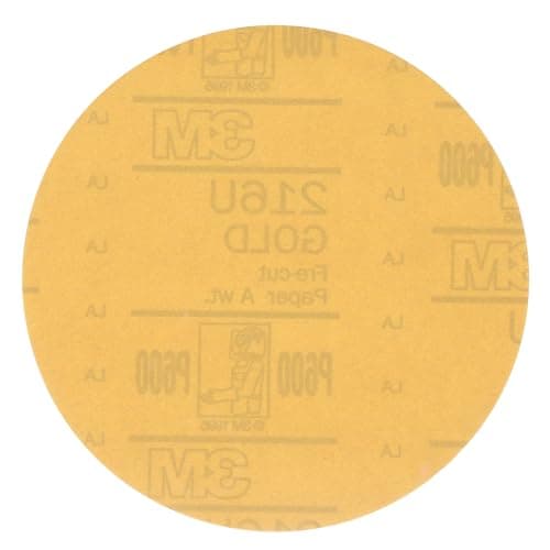 Image of 3M Hookit Gold Disc 216U, 00916, 3 in, P220 Grade, 50 Discs, Automotive Abrasive Discs