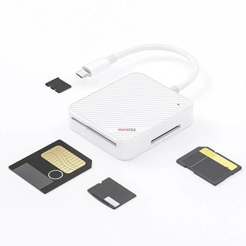 Image of HAYATEC Smart Media SM Memory Card Reader TYPE C USB XD M2 SD SM for Cameras Supports Card TYPE C
