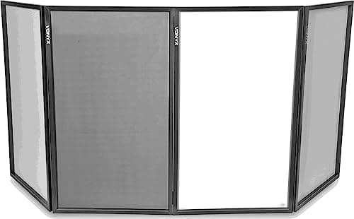Image of VONYX DB2 White DJ Lighting Screen Lycra 4 Panel Replacement Set for Mobile Disco Deck Stand Booth