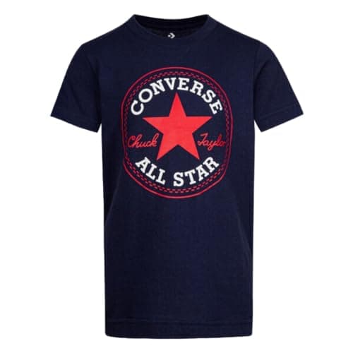 Image of Converse Boy's Chuck Patch T-Shirt, Obsidian/Enamel Red, 5/6 Years