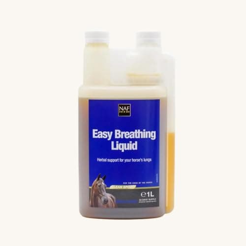Image of Horse Masters NAF Easy Breathing Liquid 1kg – Herbal Respiratory Support for Horses | Supports Healthy Lungs & Airways | BETA NOPS & FEI Approved