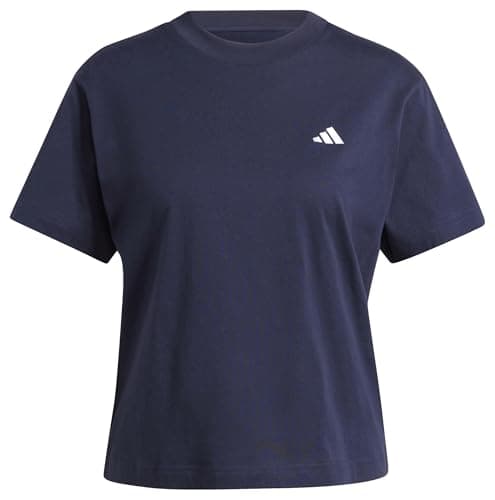 Image of adidas Women's Essentials Small Logo T-Shirt, Legend Ink, S