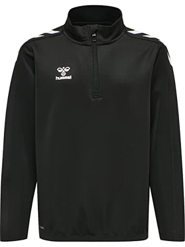Image of hummel Kids Half Zip Poly Top Junior Black 9-10 Years