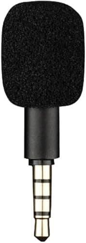 Image of Hehglng Black 4 Pole Mini Portable Microphone Jack 3.5mm Aux 4 Pole/ 3 Pole Karaoke Mic for Recorder Mobile Phone Smart Phone Computer Laptop Condenser Microphones Microphones Accessories