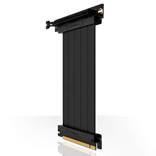 Image of EZDIY-FAB [30cm PCIE 3.0 16x Extreme High Speed Riser Cable PCI Express Port GPU Extension Card-Right Angle Connector