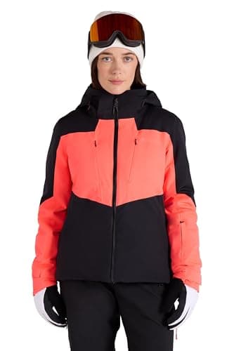 Image of Mountain Warehouse Altitude Extreme Womens Padded Ski Jacket - Waterproof, Breathable, Taped Seams, Extra Ventilation - Best for Skiing, Sports, Walking Pink Women's Size 18