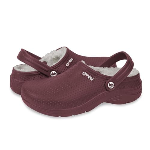 Image of Lakeland Active Women's Fleece-Lined Dockray Clogs - Plum - 5 UK