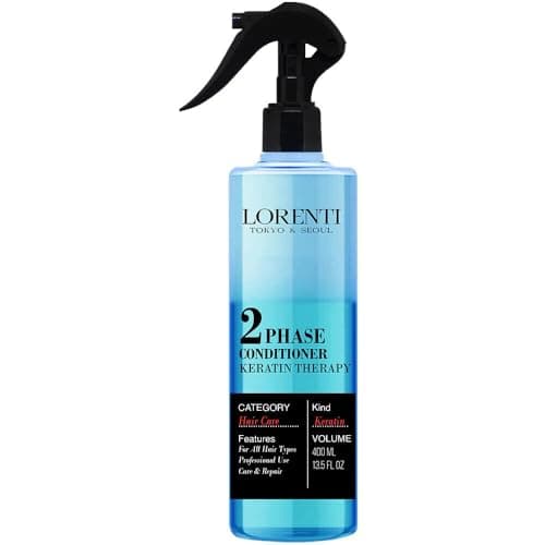 Image of Lorenti Keratin 2Phase Hair Conditioner | Leave-in Spray Conditioning Keratin Therapy | 400 ml