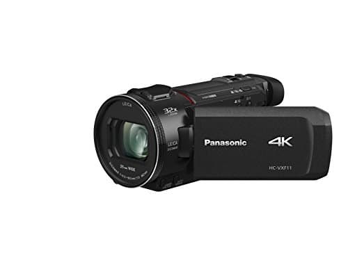 Image of Panasonic HC-VXF11EG-K 4K Camcorder (LEICA DICOMAR Lens with 24x optical zoom and 32x digital zoom and Full HD video, with viewfinder, optical image stabilizer)