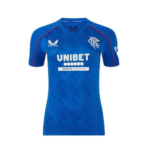 Image of Castore Womens Rangers Home Shirt 2024 2025 Blue M