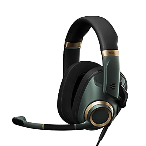 Image of EPOS H6Pro - Closed Acoustic Gaming Headset with Mic - Over-Ear - Lift-to-Mute - Xbox/PS4/PS5/PC Headset - Green