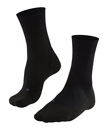 Image of FALKE Men's GO2 M So Cotton Anti-Blister 1 Pair Golf Socks, Black 3000, 8-9