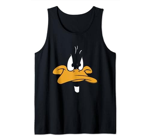 Image of Looney Tunes Daffy Duck Big Face Tank Top