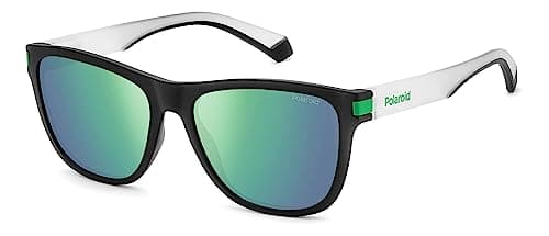 Image of Polaroid Pld 2138/s 3OL/5Z MT BLK GRN Sunglasses Unisex Polycarbonate, Standard, 17