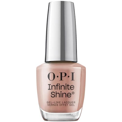 Image of OPI Infinite Shine Nail Polish - Dulce de Leche - Gel Like & Long Lasting Nude Crème Nail Polish - with Pre-Cured Gel Technology & OPI Pro-Wide Brush (15ml)