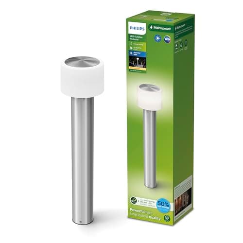 Image of Philips Otis UltraEfficient Outdoor Pedestal Light 2700K 800lm INOX, Anthracite