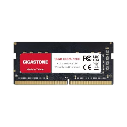 Image of 【DDR4 RAM Laptop Only】GIGASTONE 16GB DDR4 3200MHz (2933MHz or 2666MHz) PC4-25600 (PC4-23400, 21300) CL22 1.2V SODIMM 260 Pin Unbuffered Non ECC High Performance Notebook Memory Upgrade