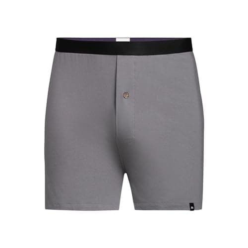 Image of MeUndies – Men’s Boxers – Breathable and Comfortable Tencel Micro Modal Fabric, Grey, S