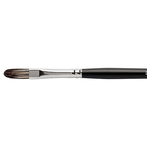 Image of Jackson's : Black Hog Bristle Brush : Filbert : No.3