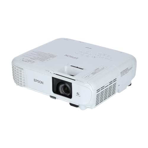 Image of Epson EB-W49-3LCD projector - portable - 3800 lumens (white) - 3800 lumens (colour) - WXGA (1280 x 800) - 16:10 - LAN - white