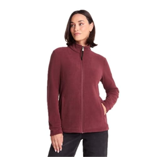 Image of TOG24 Revive Womens Fleece Jacket. Womens Fleece Made From 100% Recycled Polyester With Full Zip. 2 Lower Pockets, Lightweight, Warm & Anti Pill Fabric