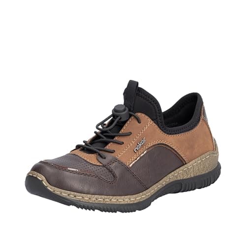 Image of Rieker N3294 Women's Low Shoes, Brown, 8 UK