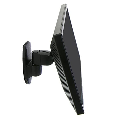 Image of Ergotron 200 Series Wall Mount Pivot - Mounting kit (wall plate, pivot) for Monitor - black - screen size: up to 24" - wall-mountable