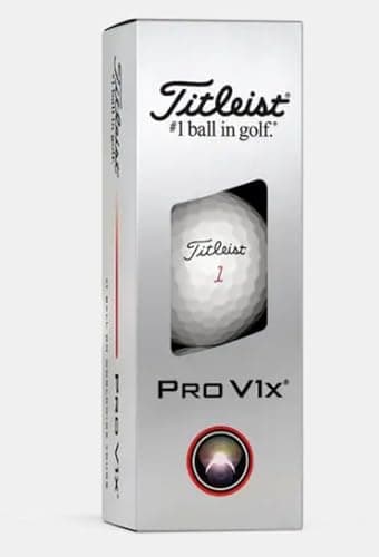 Image of Titleist Pro V1x Golf Balls (White, 3pk) 1 Sleeve 2025