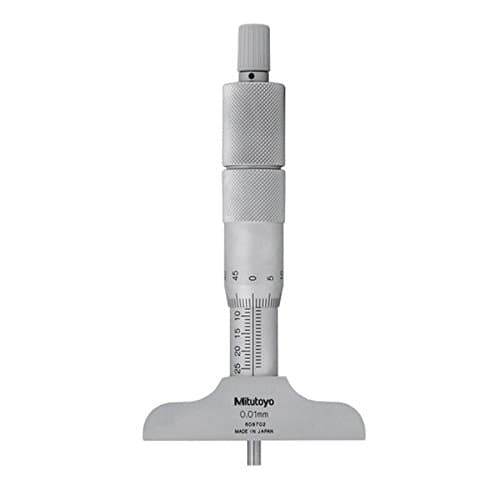 Image of Mitutoyo 129-153 Interchangeable Rod Depth Micrometer 0-300mm
